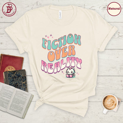 Fiction Over Reality Retro Dragon Tee