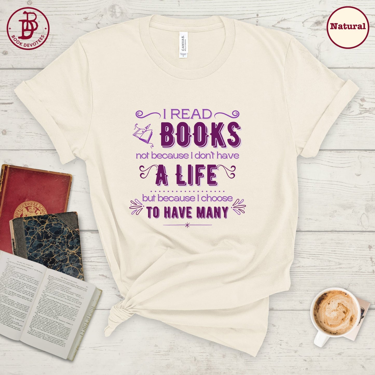 I Read Books Tee
