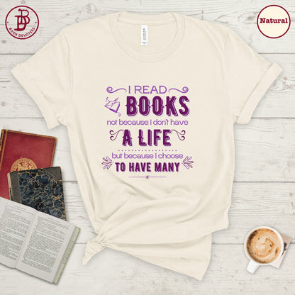 I Read Books Tee