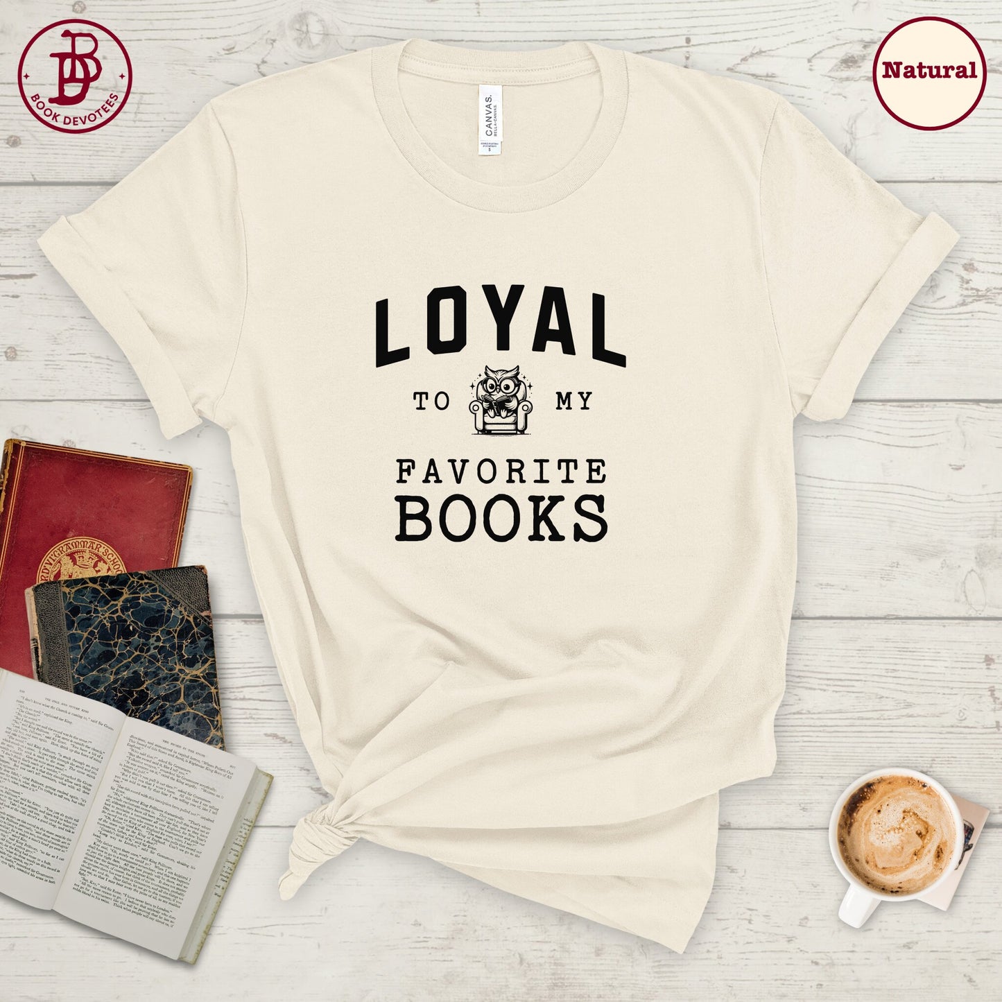 Loyal to Favorite Books Tee