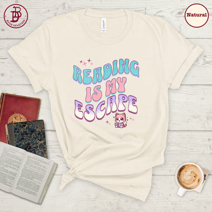 Reading Escape Retro Kitty Tee