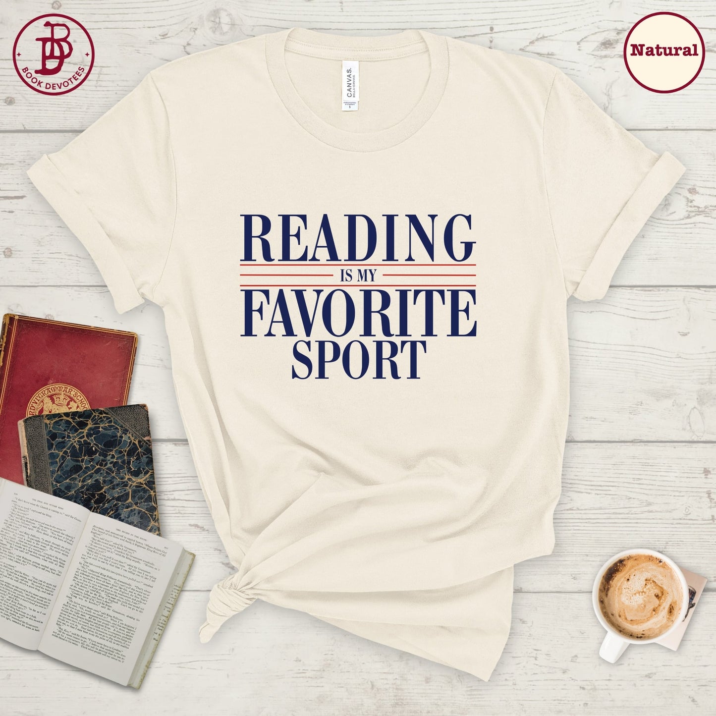 Reading is My Favorite Sport Tee