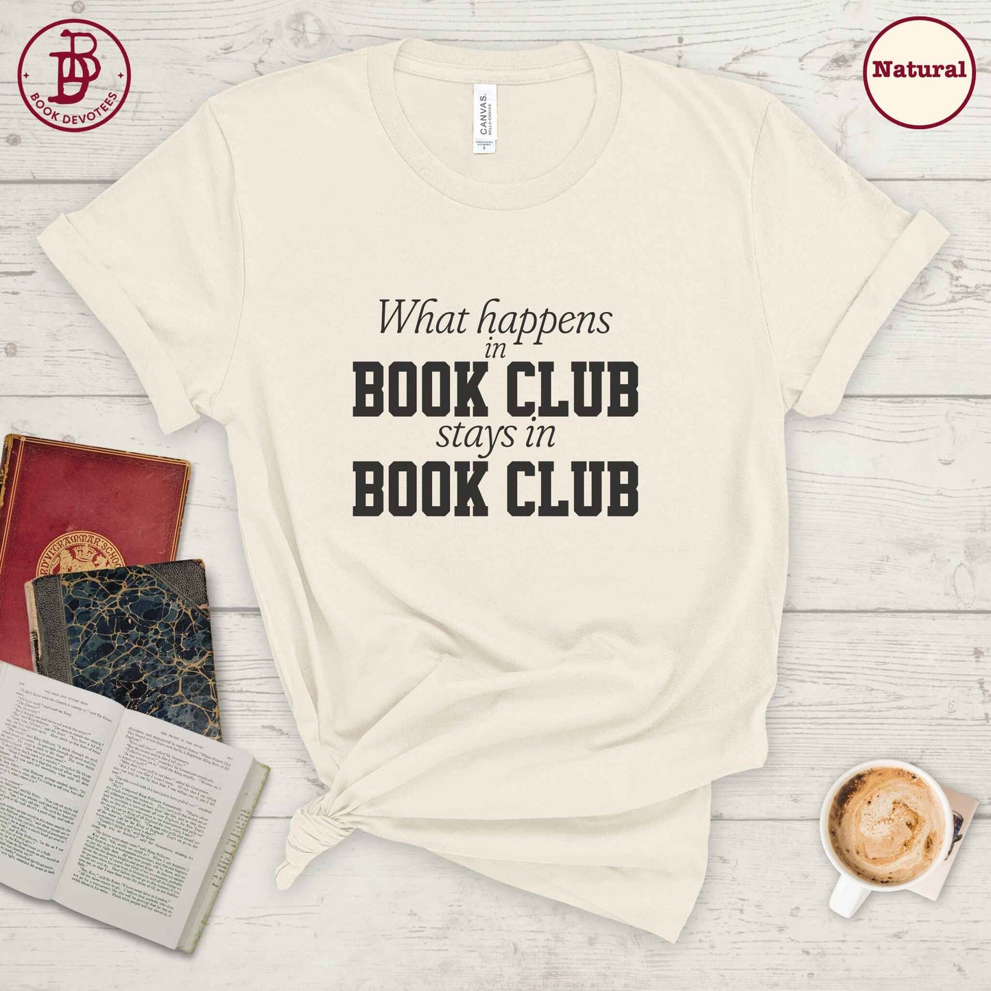 Stays in Book Club Tee