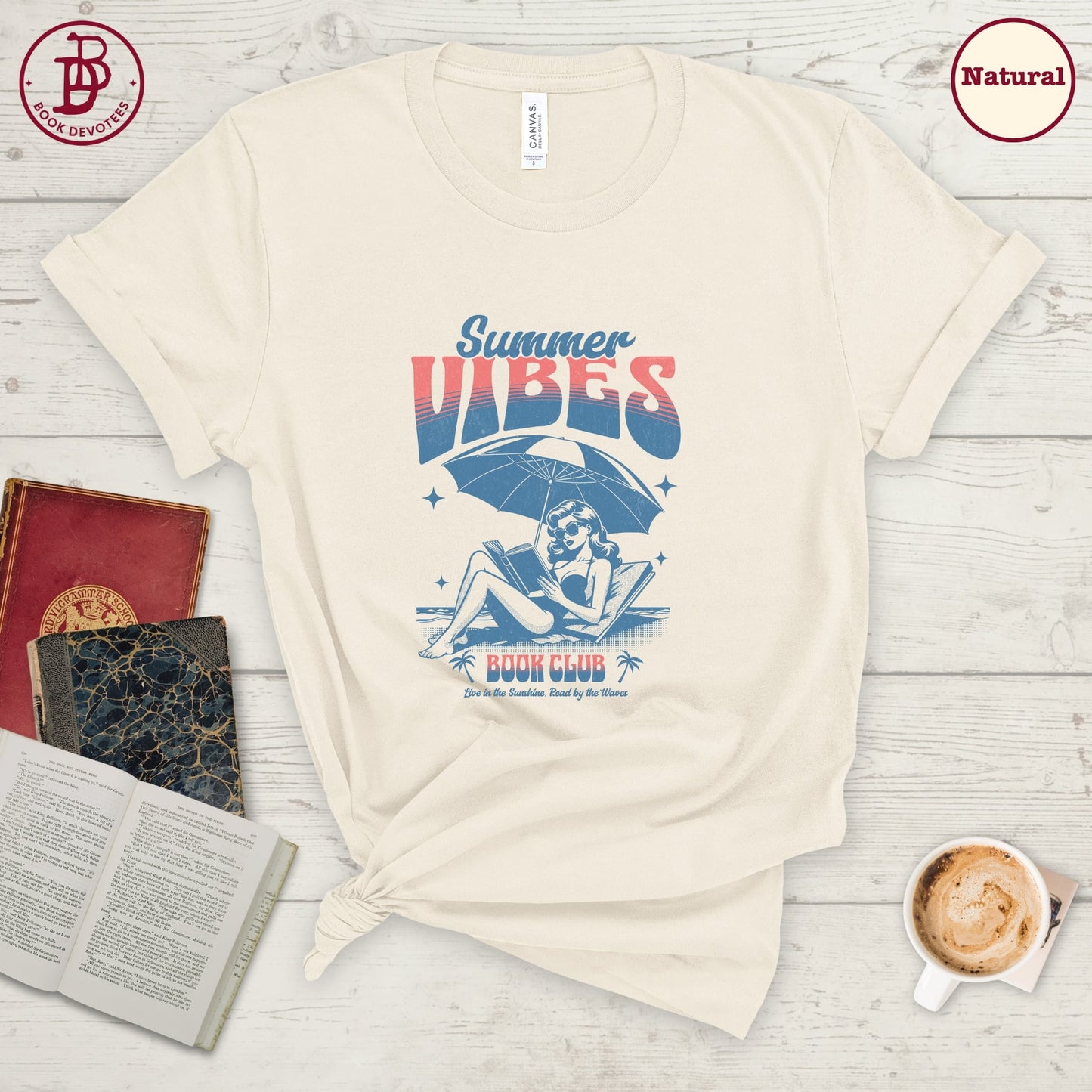 Summer Vibes Book Club Tee