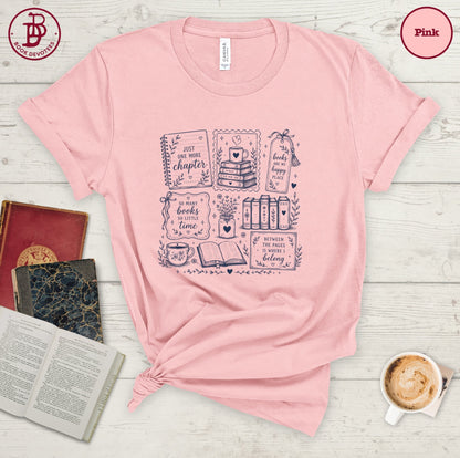 Book Love Stamp Tee