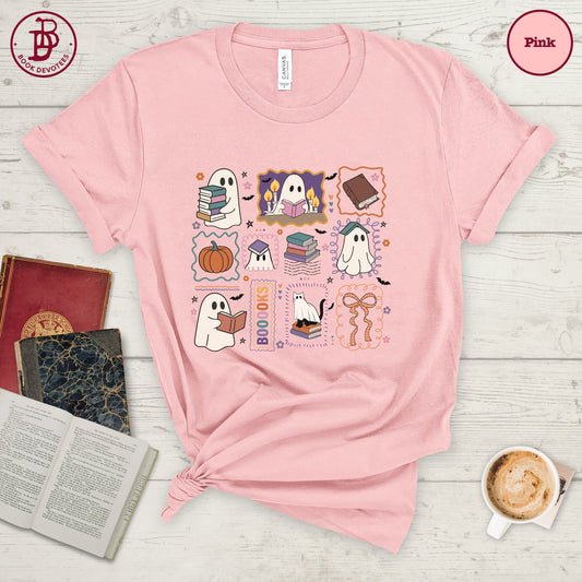 Bookish Ghosts Stamp Tee