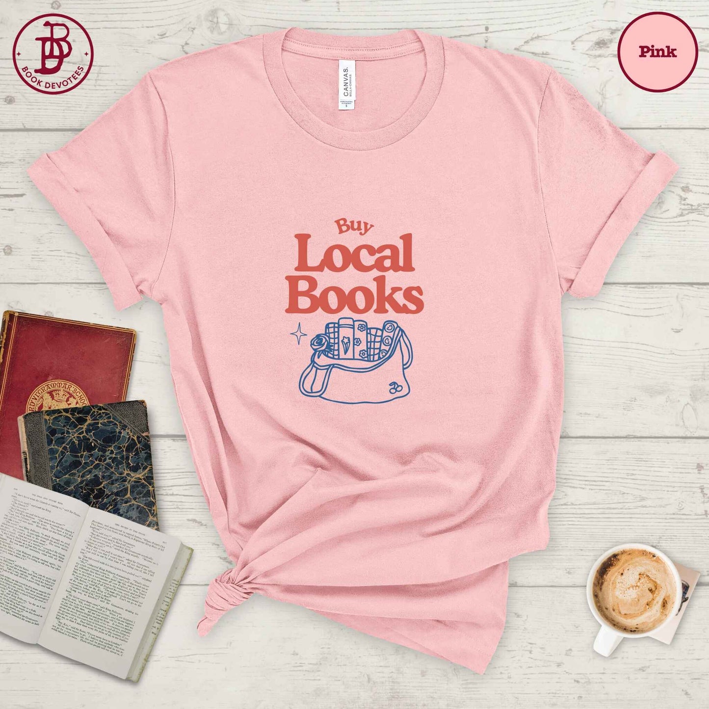 Buy Local Books Tee