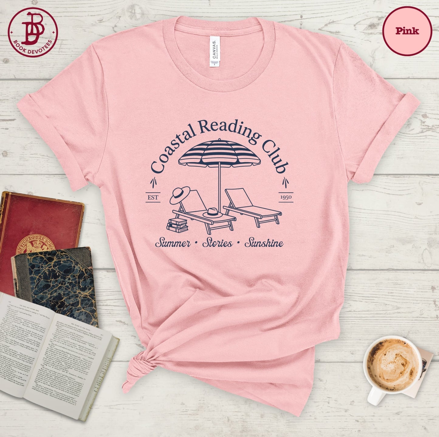 Coastal Reading Club Tee