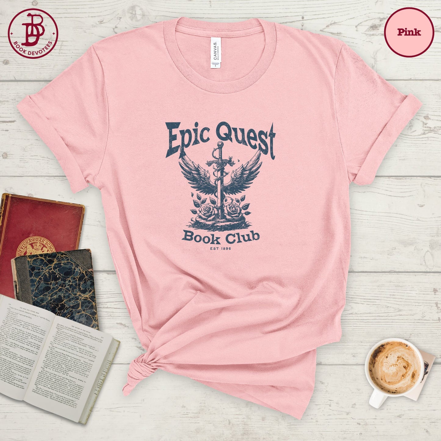 Epic Quest Book Club Tee