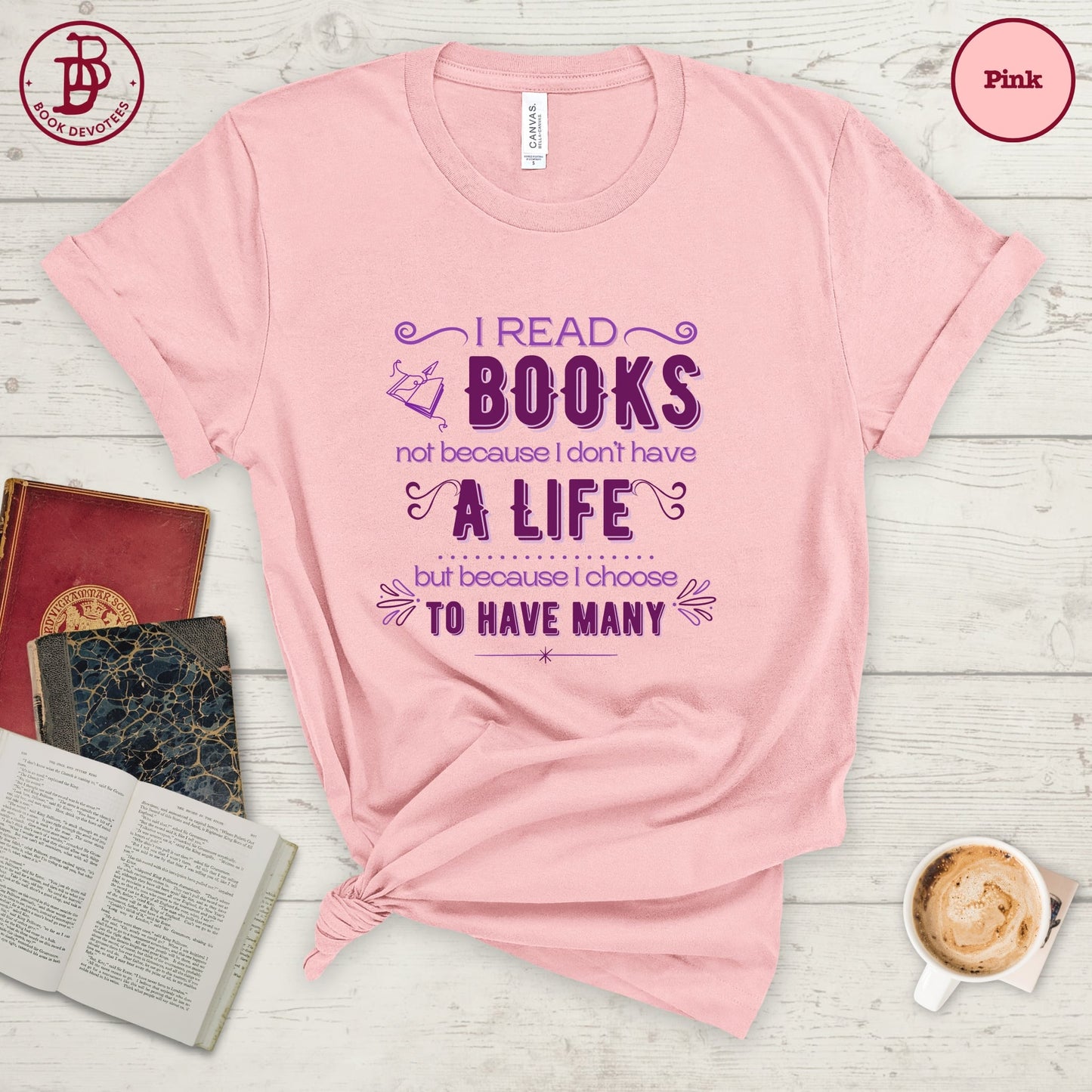 I Read Books Tee