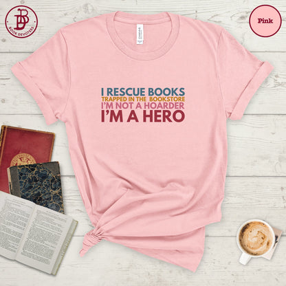 I Rescue Books Tee