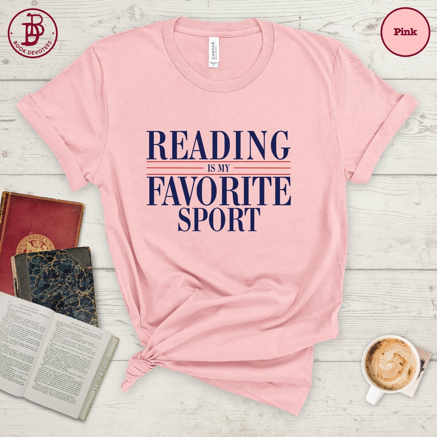 Reading is My Favorite Sport Tee