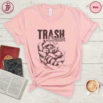 Trash Reader Racoon Tee