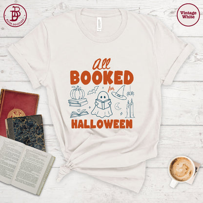 All Booked for Halloween Tee