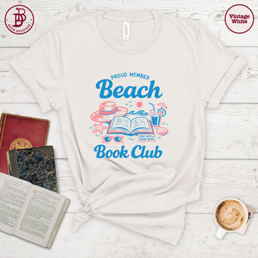 Beach Book Club Member Tee