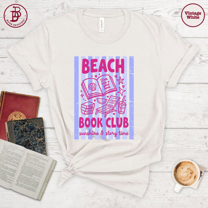 Beach Book Club Stripe Tee