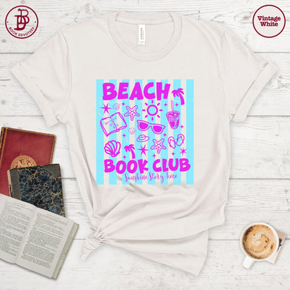 Beach Book Club Sunshine Stripe Tee