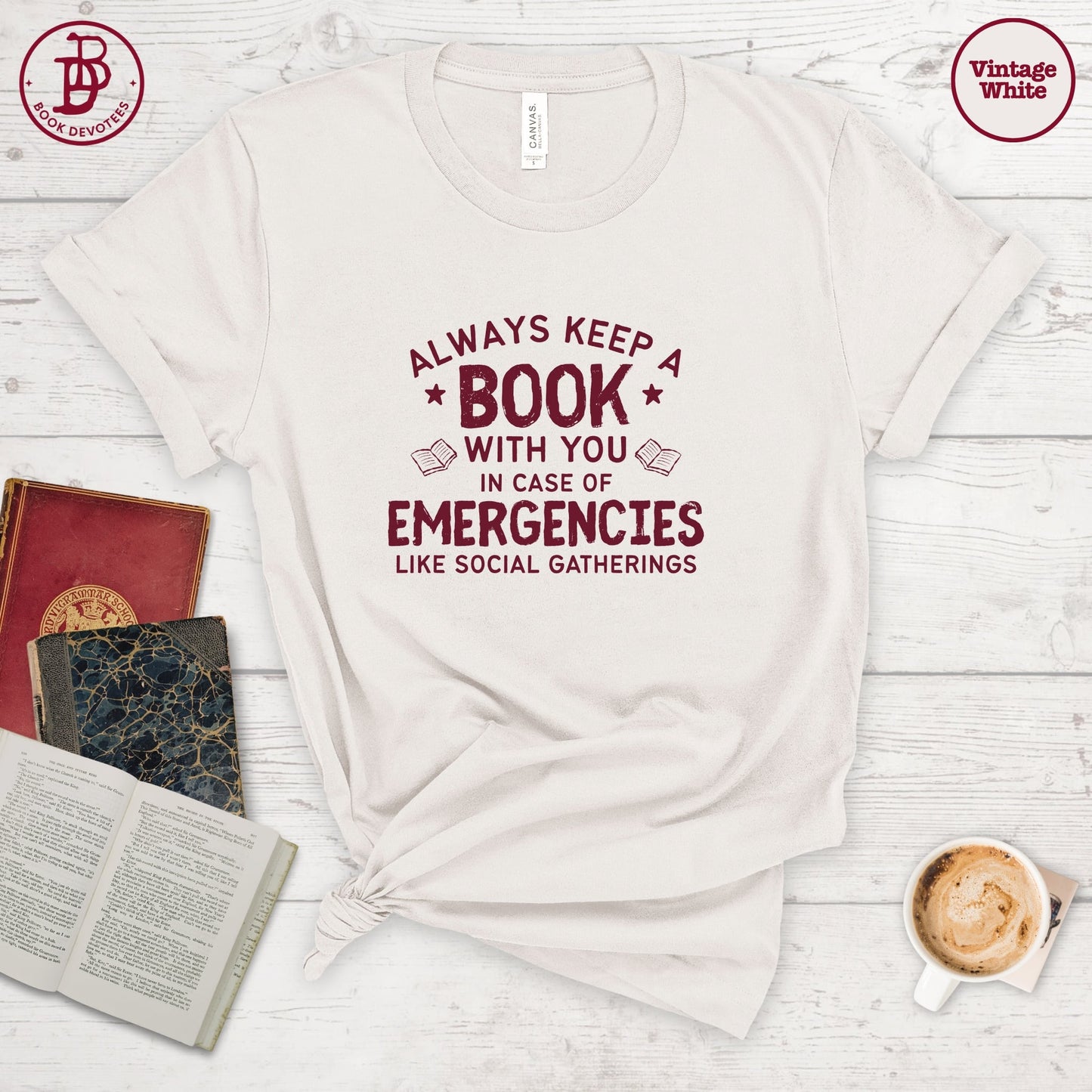 Book In Case of Emergencies Tee
