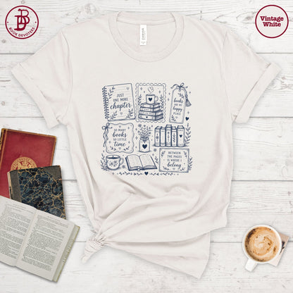 Book Love Stamp Tee