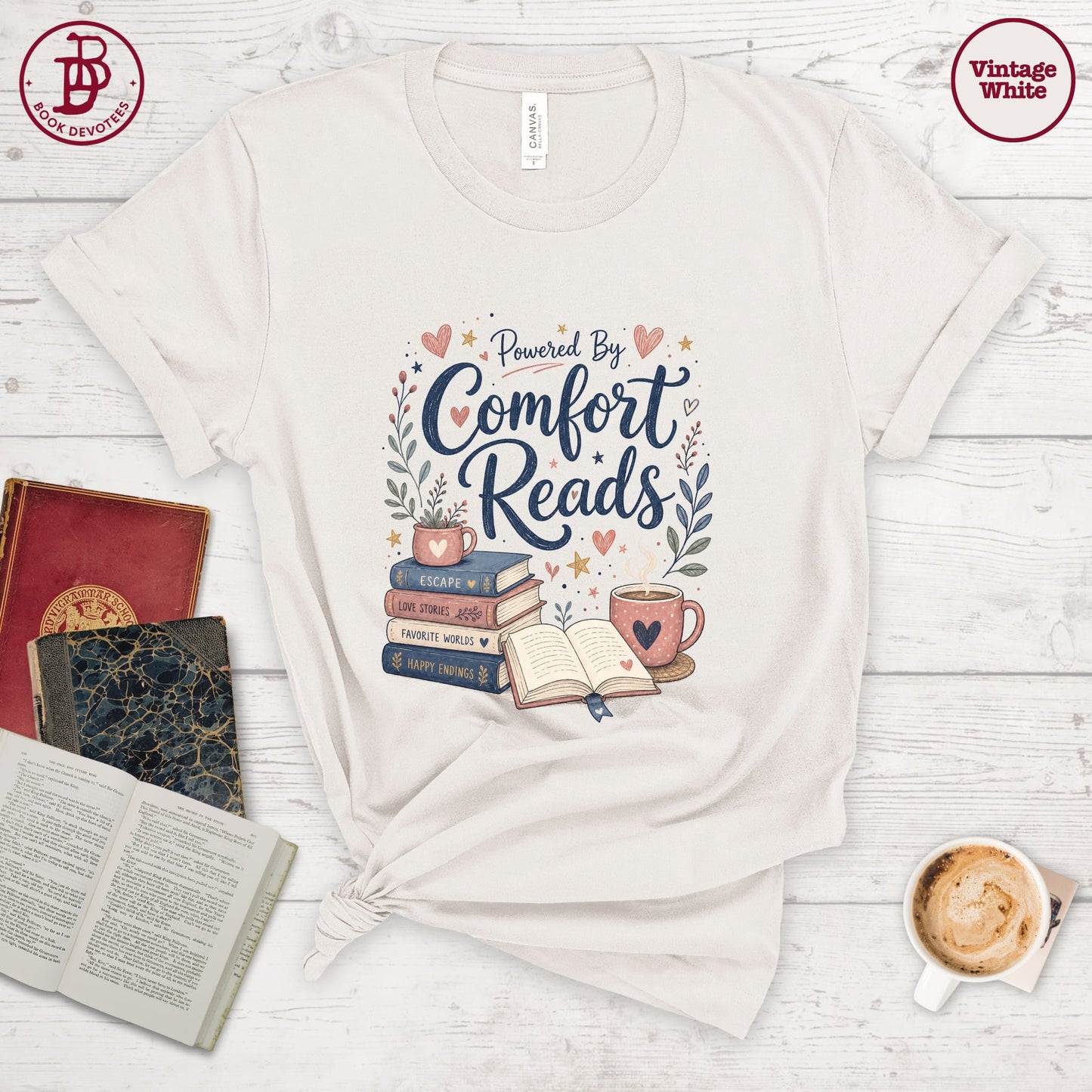 Comfort Reads Art Tee
