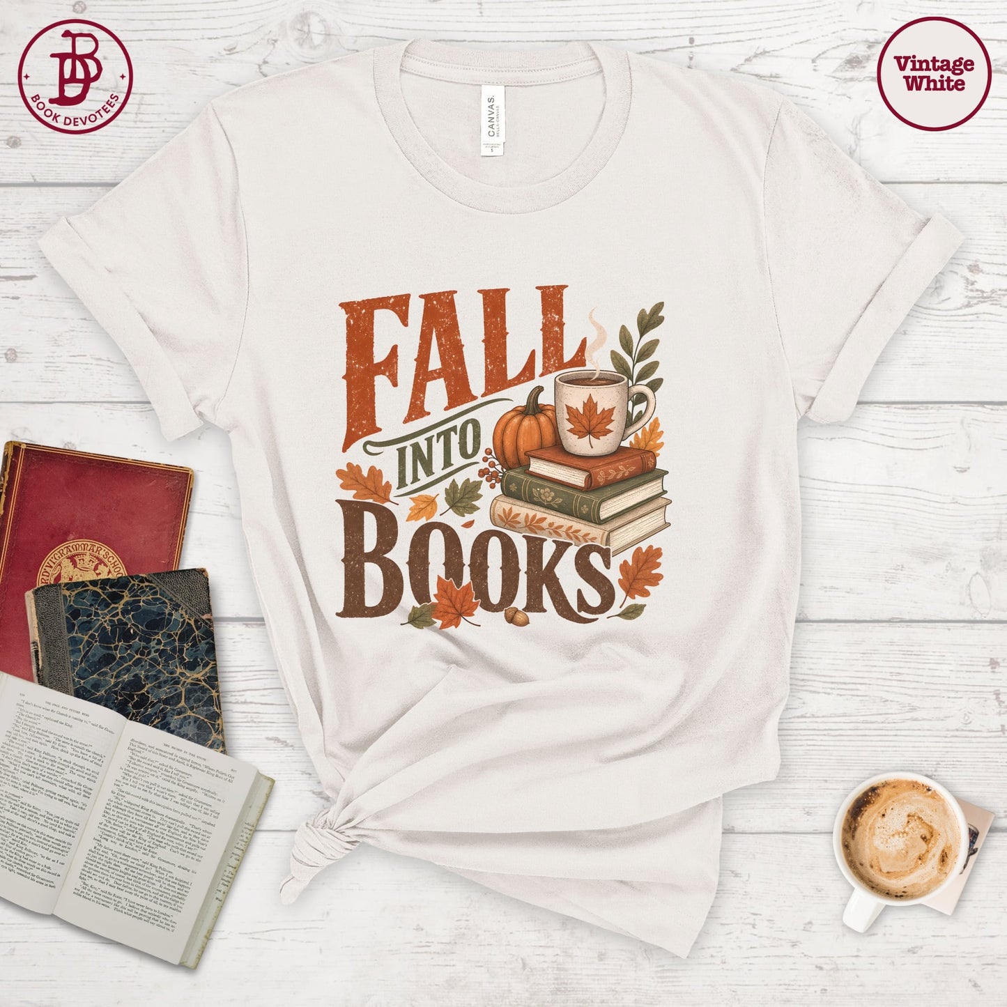 Fall into Books Tee