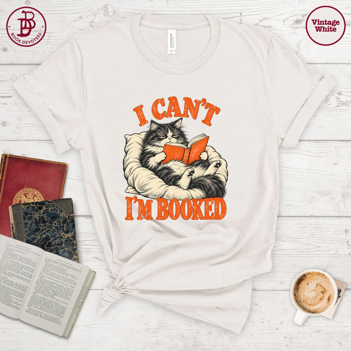 I'm Booked Cat Tee