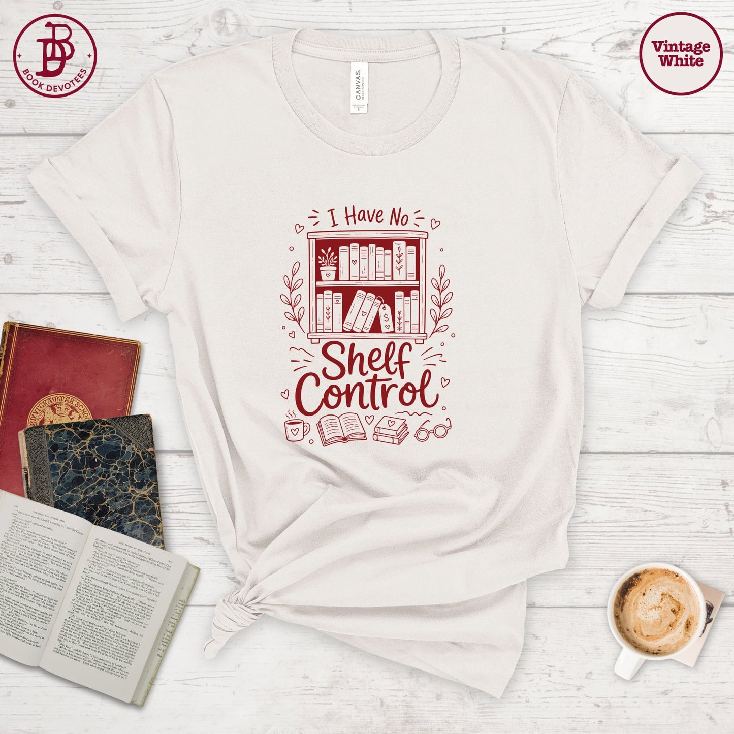 No Shelf Control Art Tee