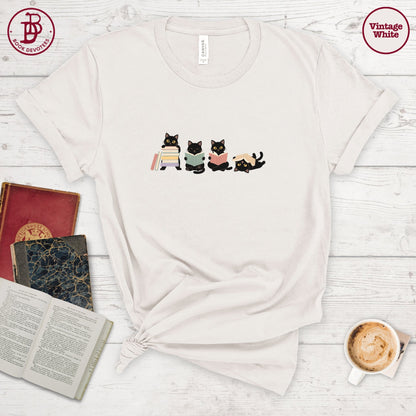 Reading Cats Tee