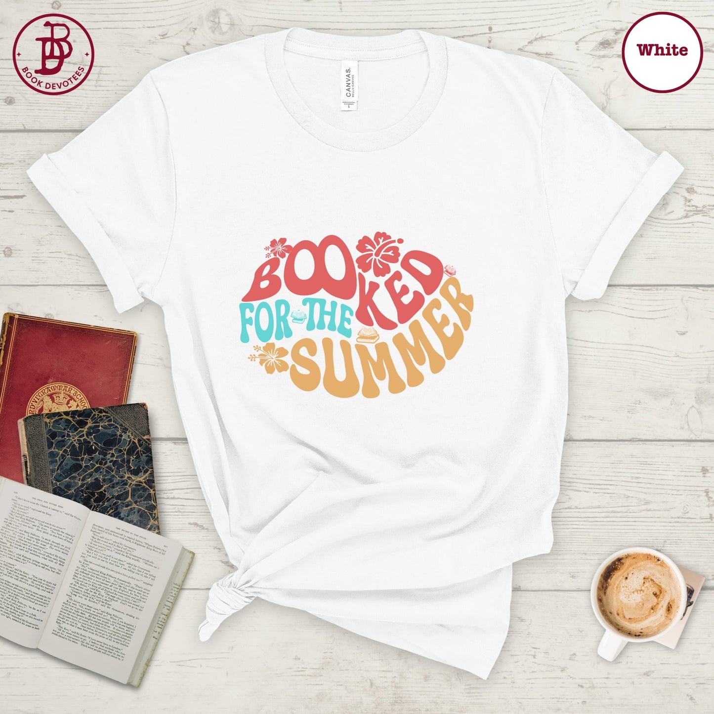 Booked for Summer Retro Tee