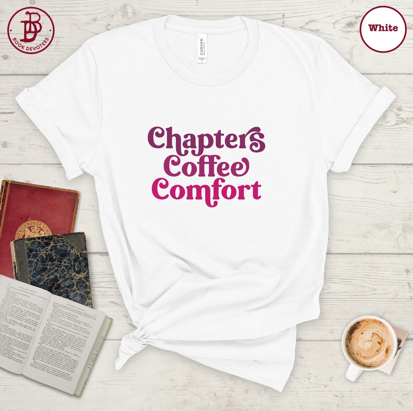 Chapters Coffee Comfort Tee
