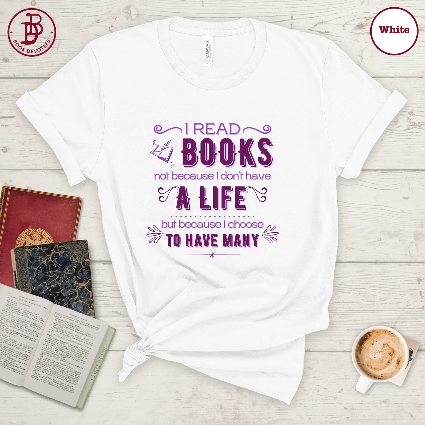 I Read Books Tee