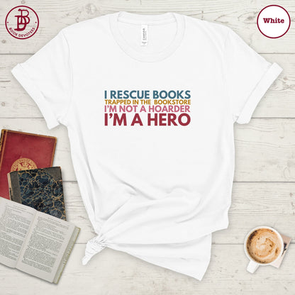 I Rescue Books Tee