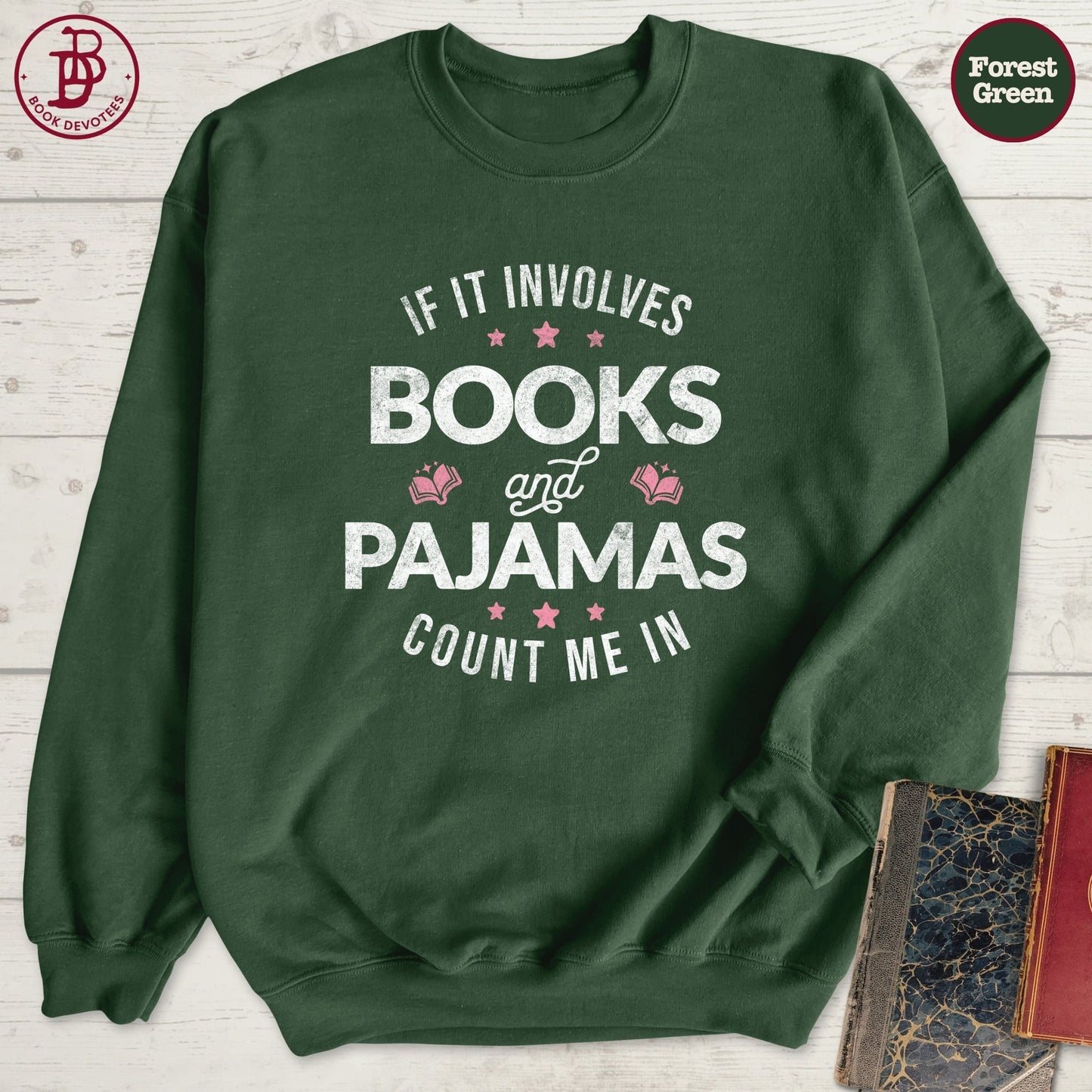 Books and Pajamas Sweatshirt