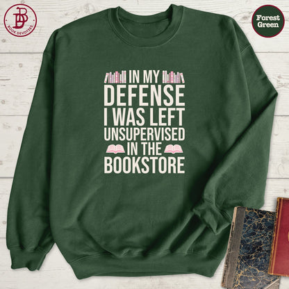 Left in Bookstore Sweatshirt