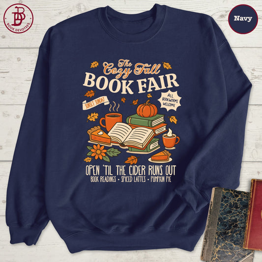 Cozy Fall Book Fair Sweatshirt
