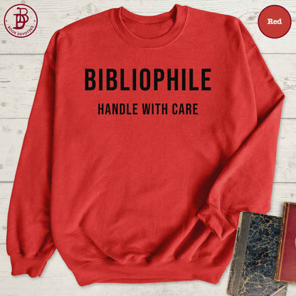 Bibliophile Handle With Care Sweatshirt