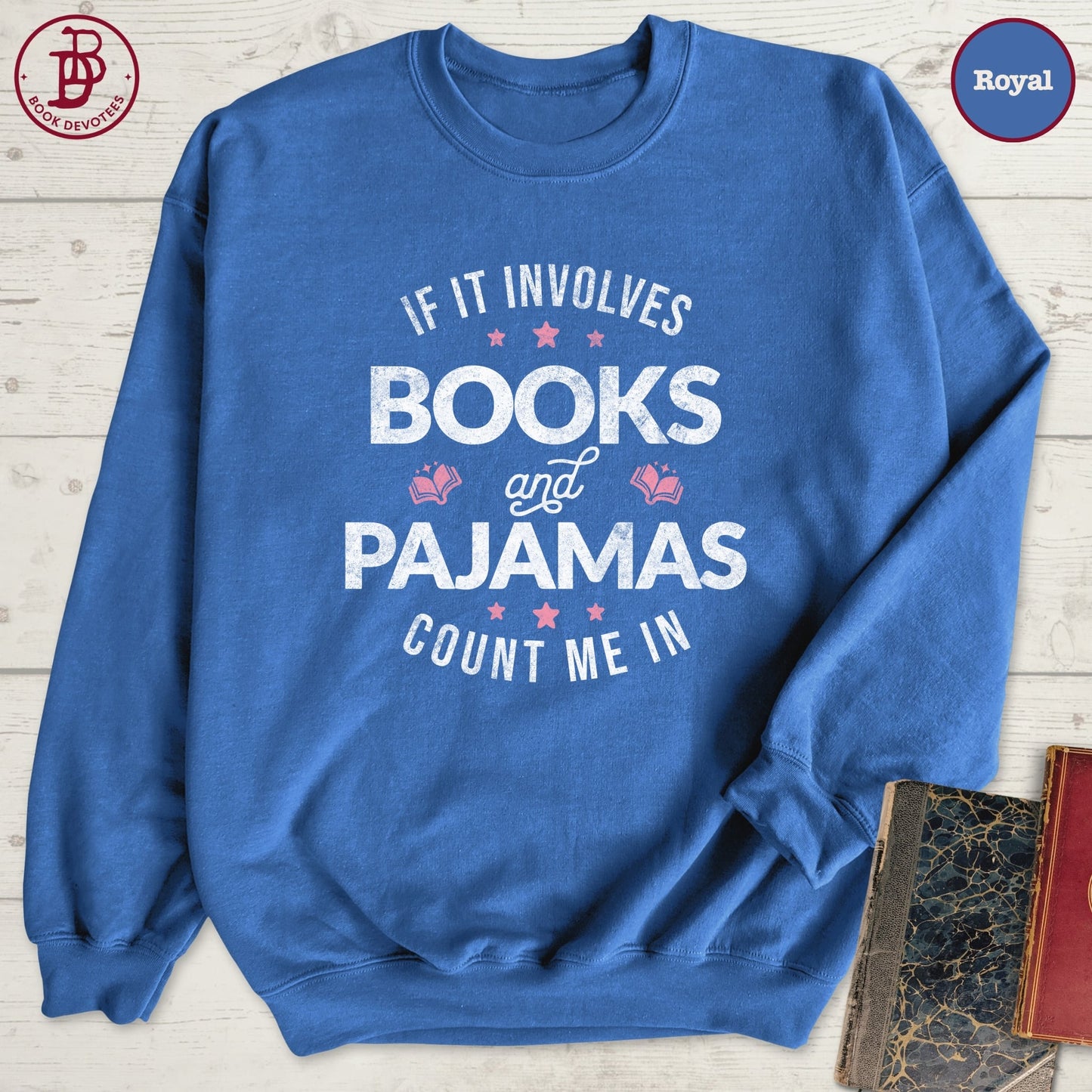 Books and Pajamas Sweatshirt