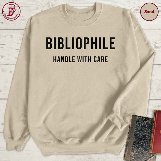 Bibliophile Handle With Care Sweatshirt